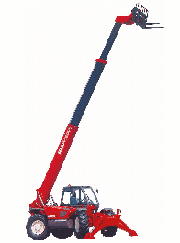法国曼尼通MT 12-17系列3.3吨-4.5吨四驱超高伸缩臂叉车 MT 