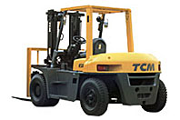 TCM J系列5吨柴油平衡重充气胎车轮叉车FD50Z8