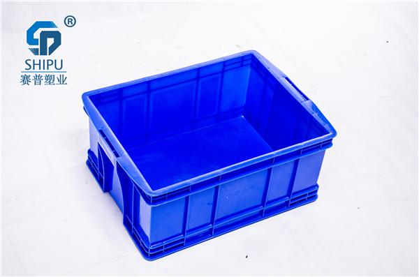 潼南货架盒带盖塑胶箱 重庆长方形465-220周转箱生产厂家