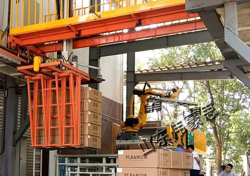 定制自动化搬运装车设备 长箱装车机械手厂家