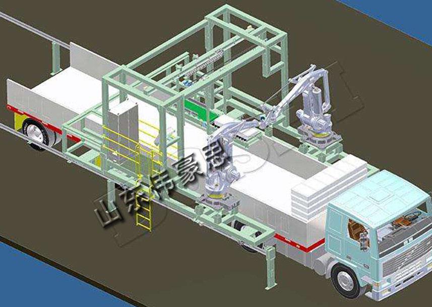 定制活性炭全自动装车机 装车码垛自动化解决方案