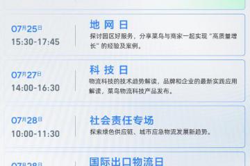 揭秘！菜鸟下周发布最新业务大图