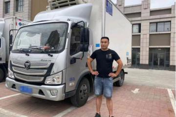 冷链运输也能跑出低油耗，欧马可S1凭实力打动周师傅