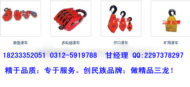 单轮滑车|滑车|保定三龙|滑车系列|1823352051
