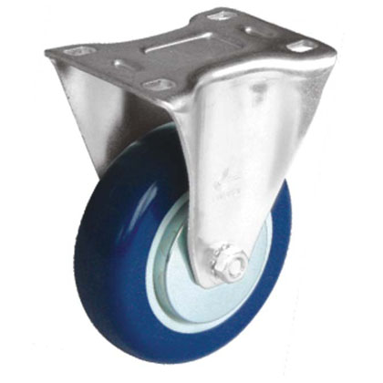 2B系列4寸平顶静音PU定向轮