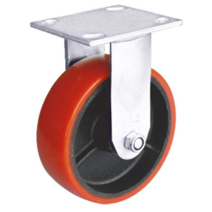 5X2寸平顶滚针圆弧PU定向轮