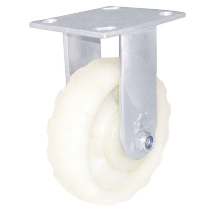 6x2寸平顶双轴增强尼龙定向轮