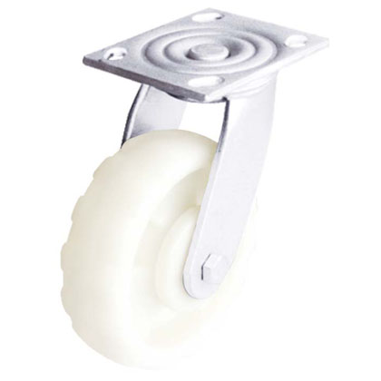 6x2寸平顶双轴增强尼龙万向轮