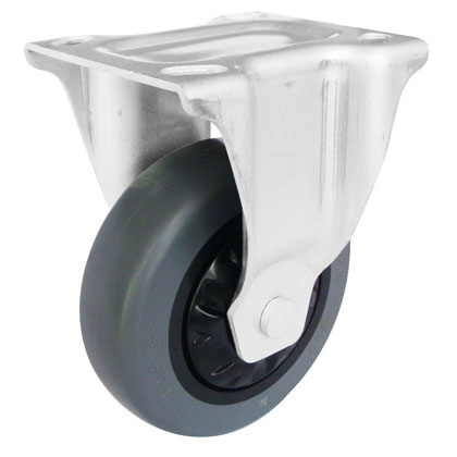 6寸平顶圆弧塑芯TPR定向轮