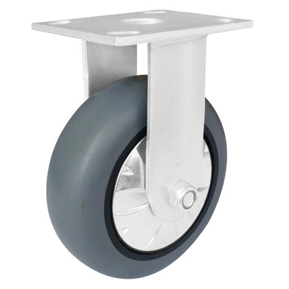 5*2寸平顶灰色TPR定向轮