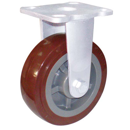 6*2寸平顶高强度PU定向轮