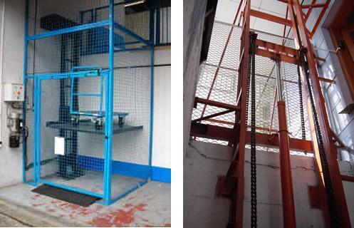 导轨式升降平台