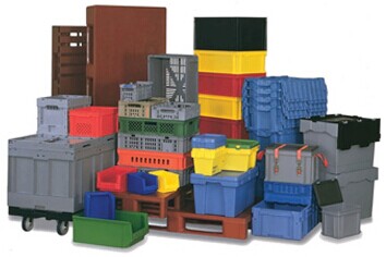 塑料材质的物料运输箱 特有的解决方案适用所有的环境