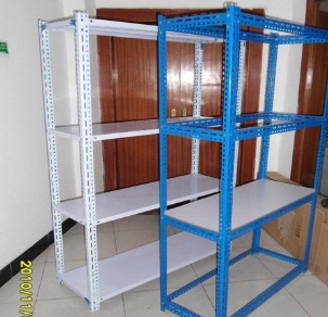 层板式角钢货架