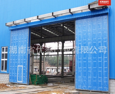 【供应】钢板门 钢板工业门 钢板车库门 彩钢板门 钢板平移门